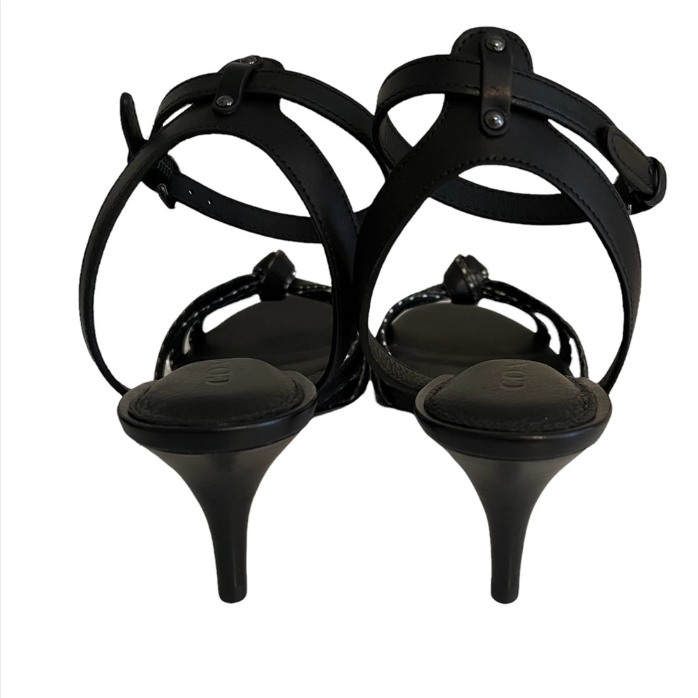 Coach Black Strappy Sandals - Picture 4 of 8